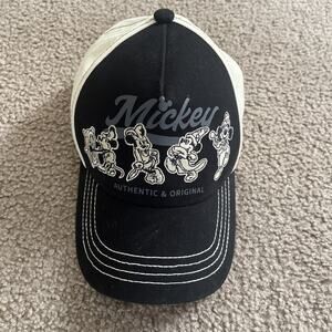Disney Parks Authentic Original Mickey Mouse Baseball Cap Hat Through The Years